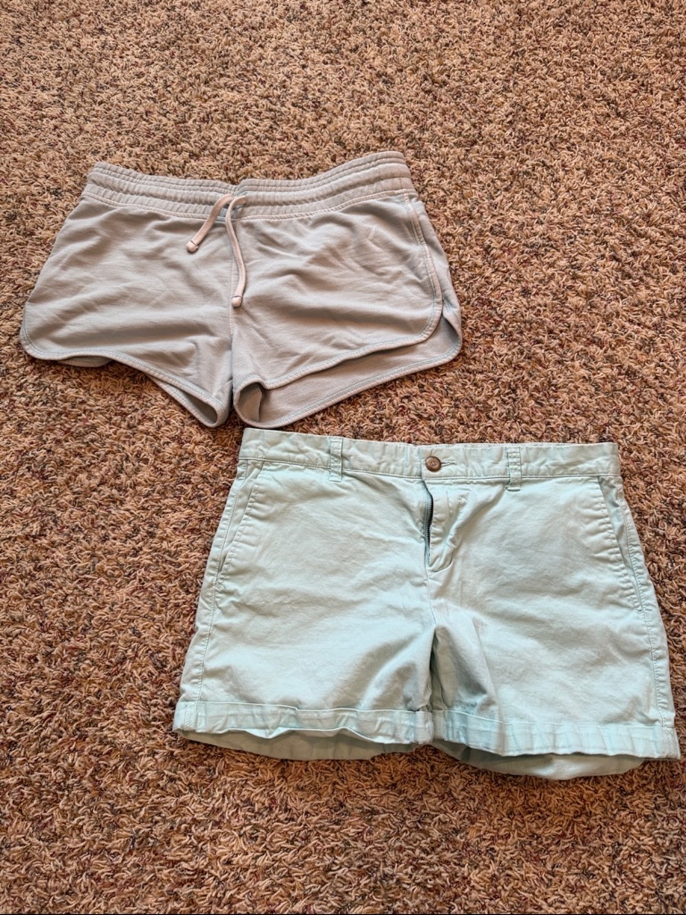 Bundle of GAP shorts - one  Drawstring Athletic Shorts & Light Blue Chino Shorts